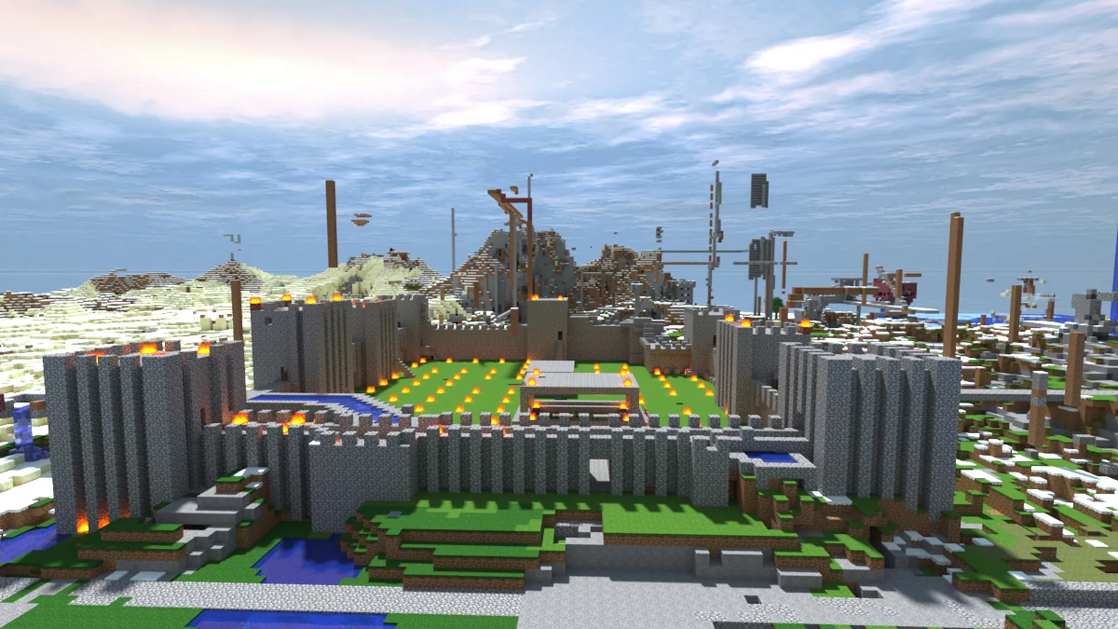 Camp Facepunch on 2b2t