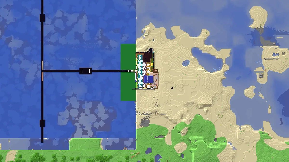 Anti-Federal Muddy Golem Trading Outpost on 2b2t