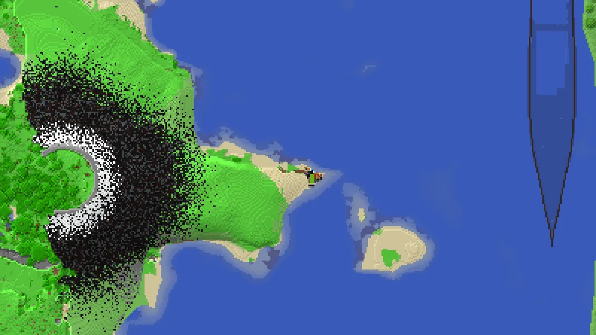 Avalysium Volcano on 2b2t