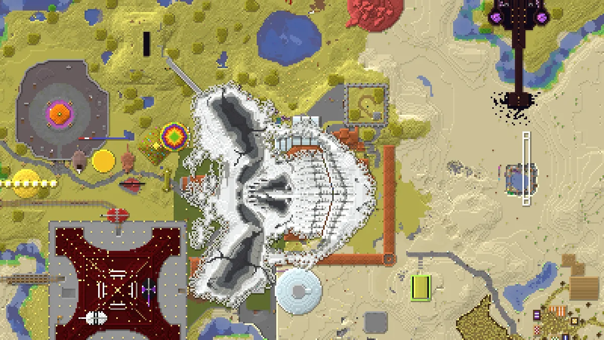 Block Game Jerusalem on 2b2t
