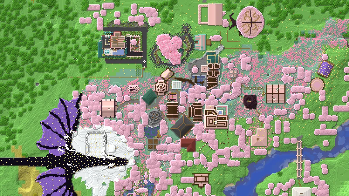 Cherry Town on 2b2t