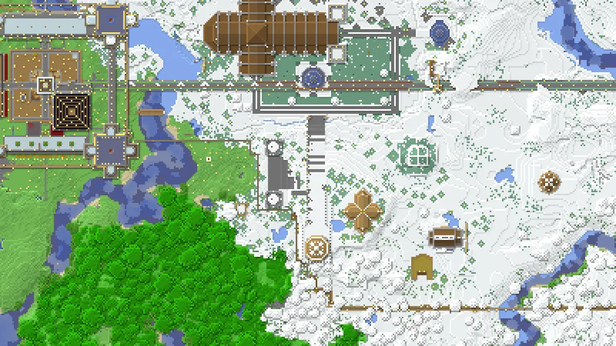 Edarks Tower Village on 2b2t