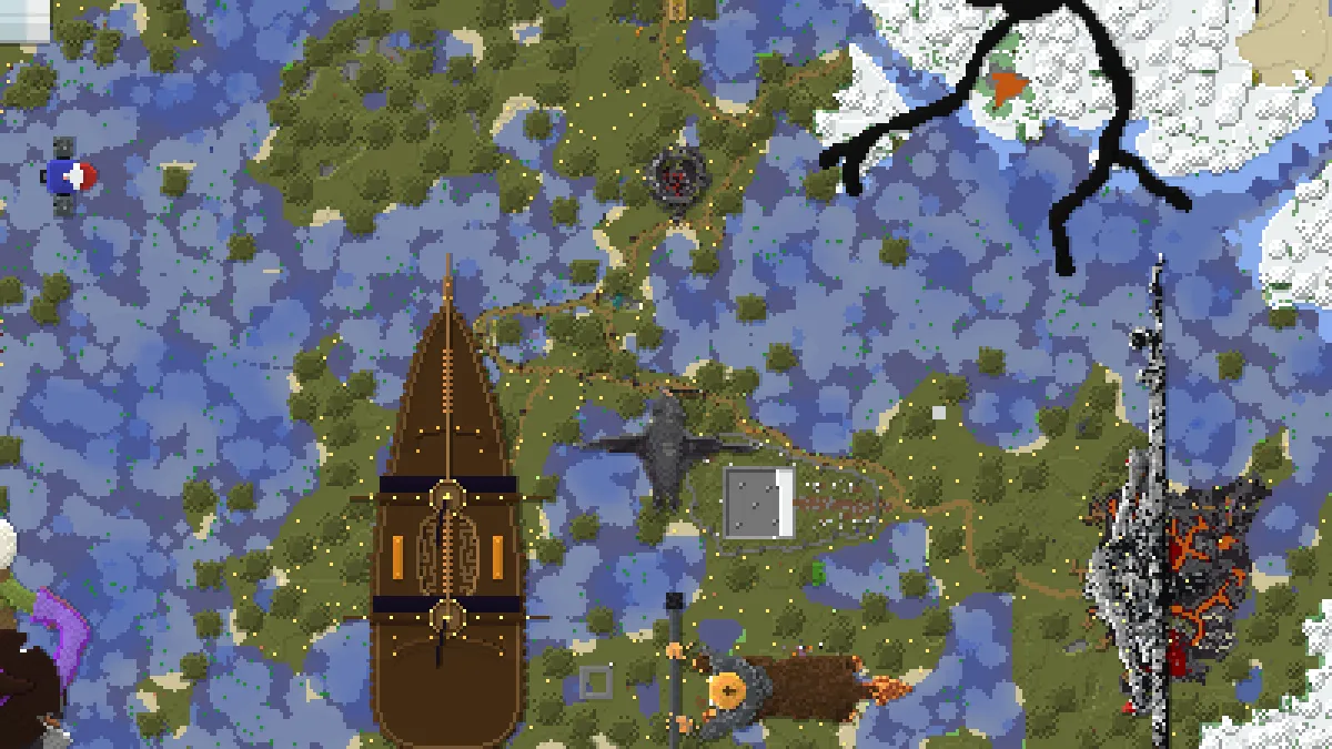 Halloween Party Base on 2b2t