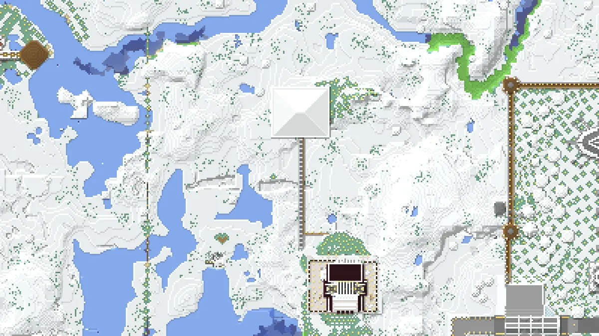 Imperators Base iTristans monument to Xntai on 2b2t