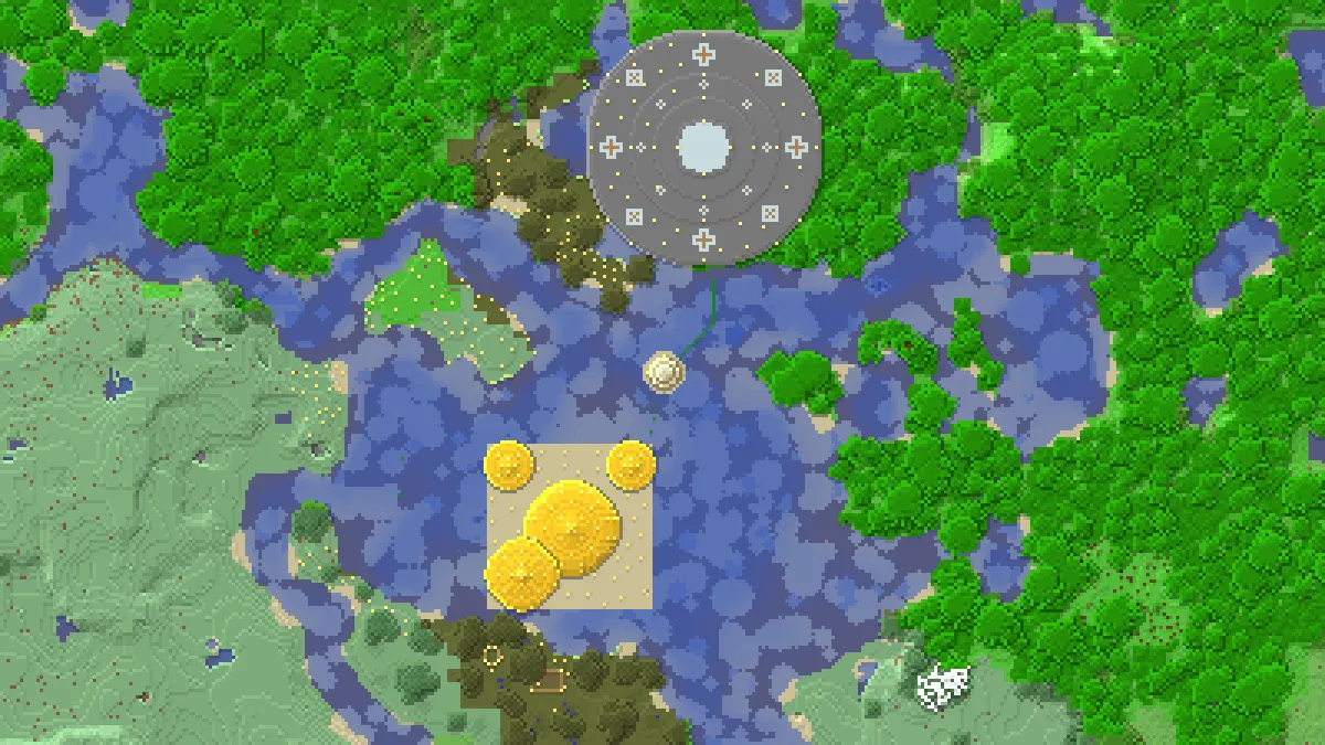 Jungle Saucer Research Station on 2b2t