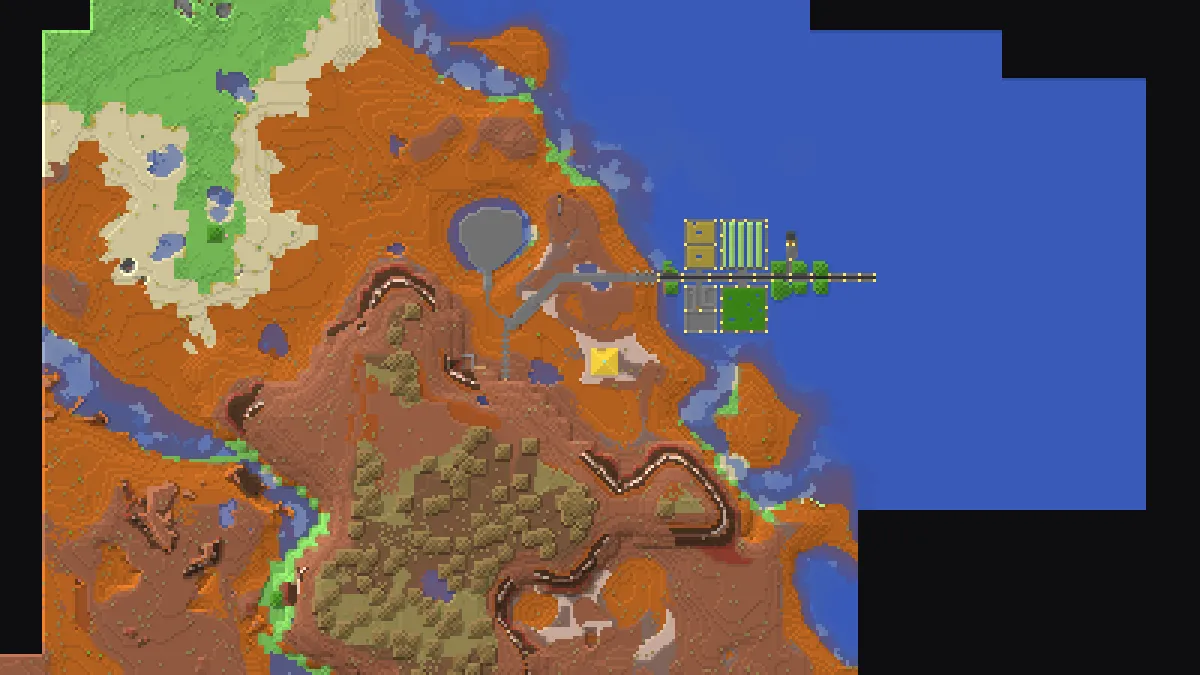 Mesa Mountain HQ on 2b2t