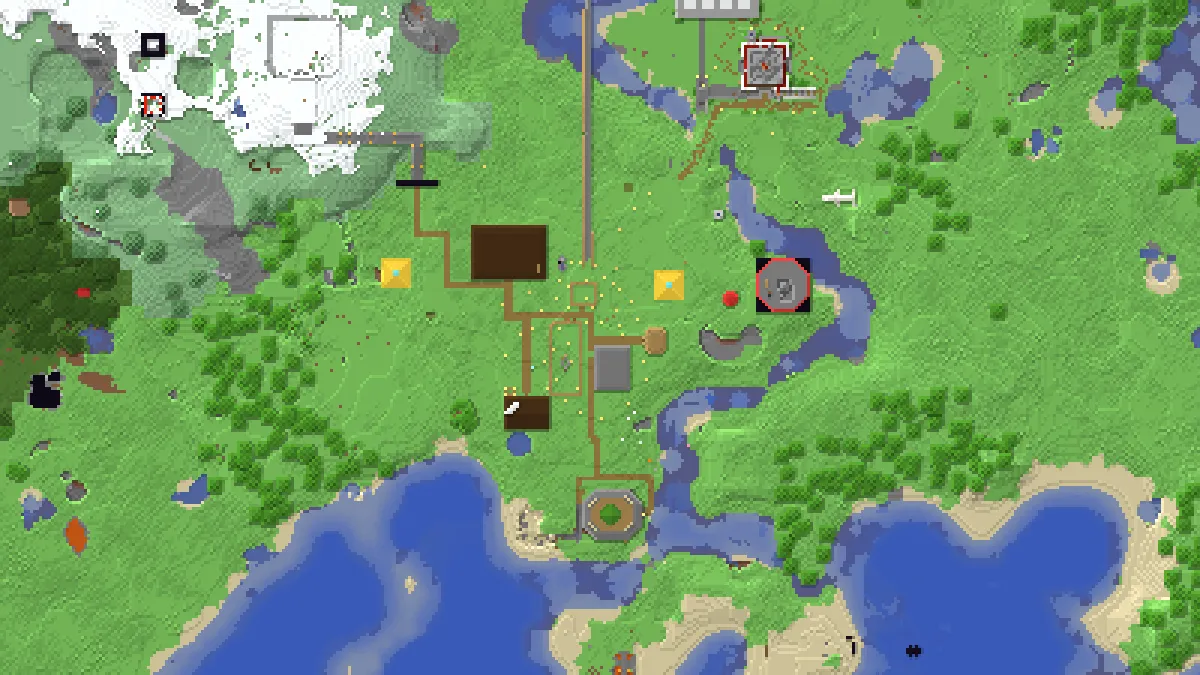 Plains Base on 2b2t