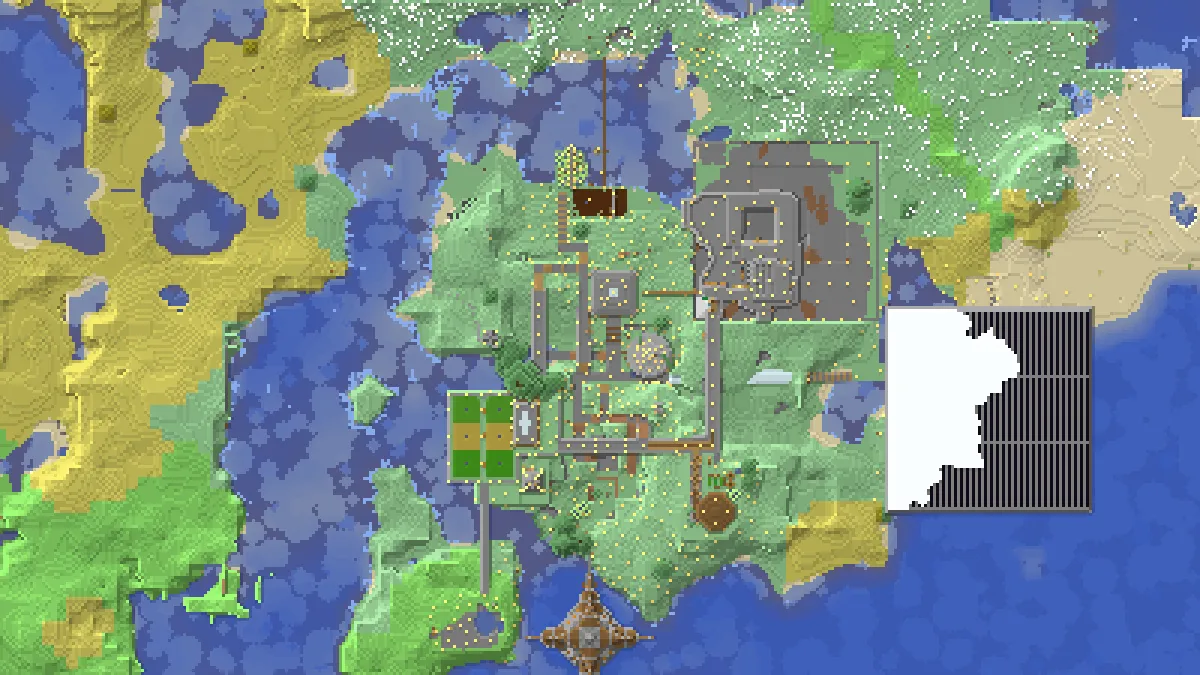 ROP Tower Base on 2b2t