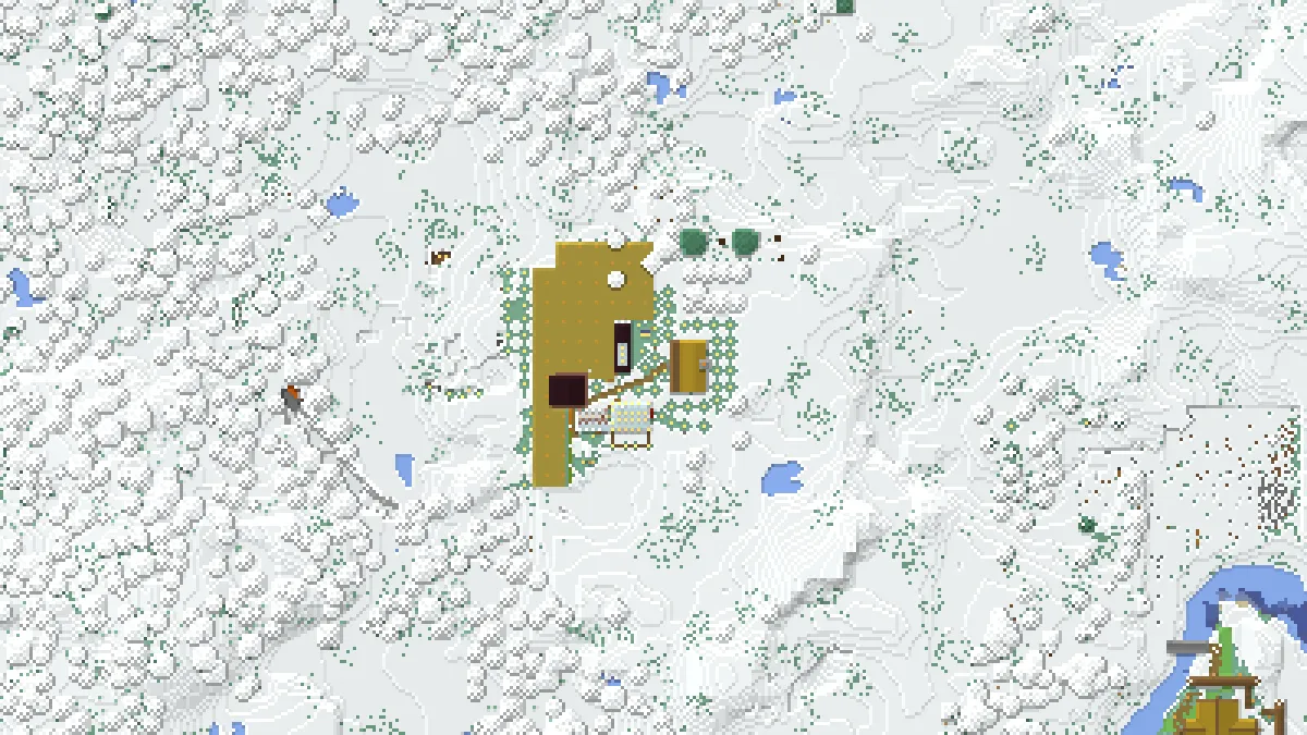 Skyrim Farmhouse stash on 2b2t