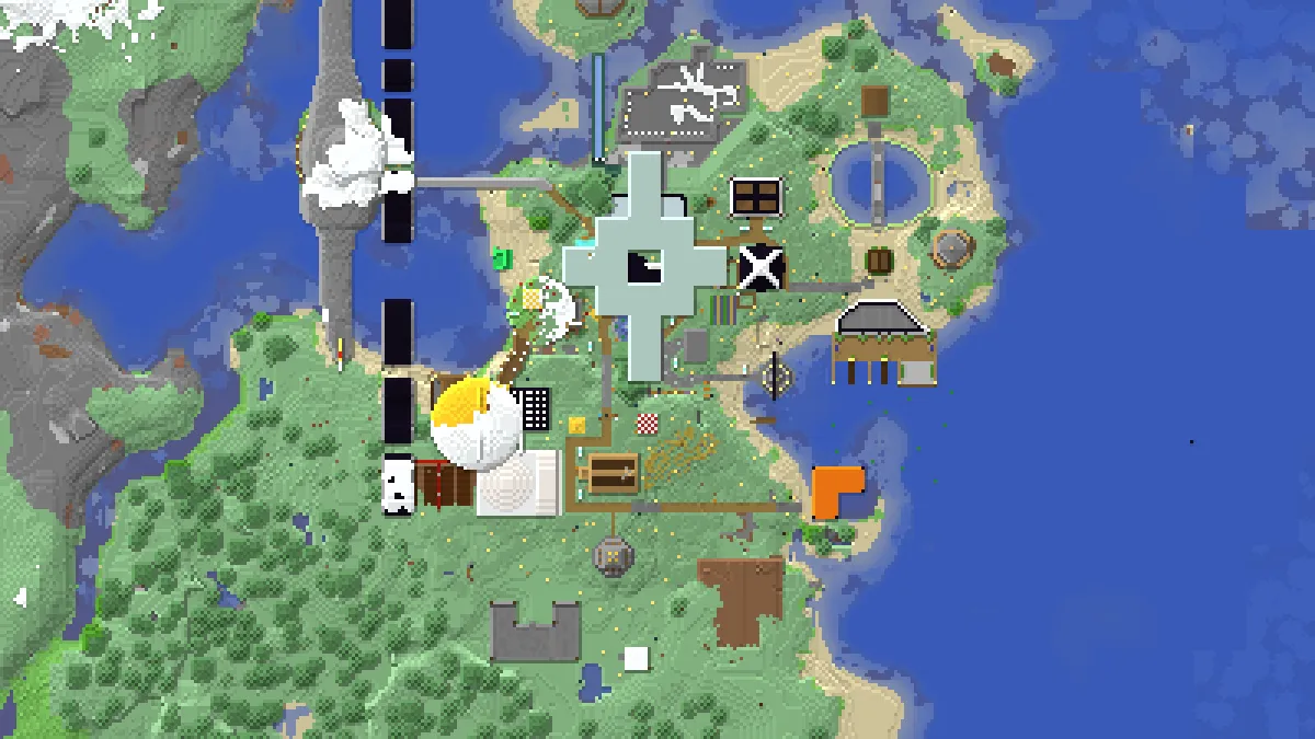 Sun Knights Recruits Base 10 on 2b2t