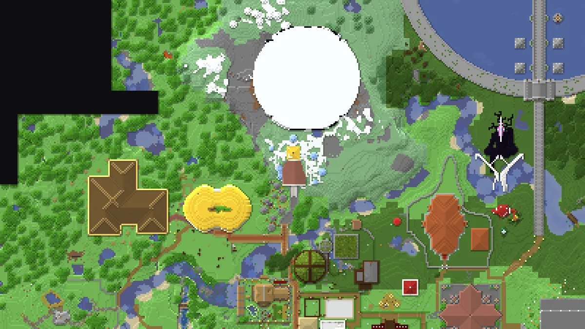 Valerian Gold Farm house on 2b2t